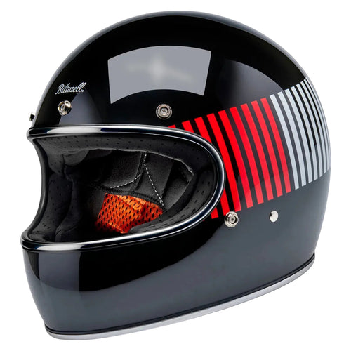 GRINGO ECE 22.06 — GLOSS BLACK R/W/B RACEFLOW (5120)