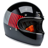GRINGO ECE 22.06 — GLOSS BLACK R/W/B RACEFLOW (5120)