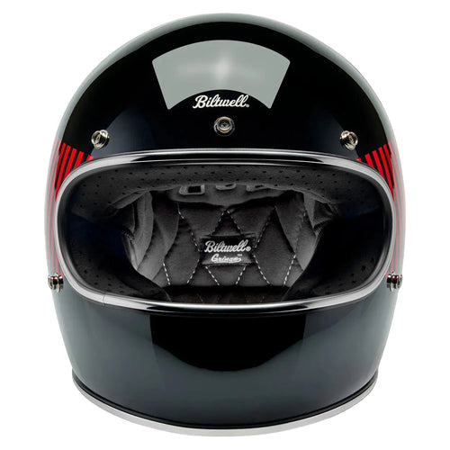 GRINGO ECE 22.06 — GLOSS BLACK R/W/B RACEFLOW (5120)