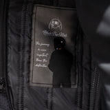 The Rumbler' — Distressed Charcoal Brown Leather — Classic Leather Motorbike Jacket